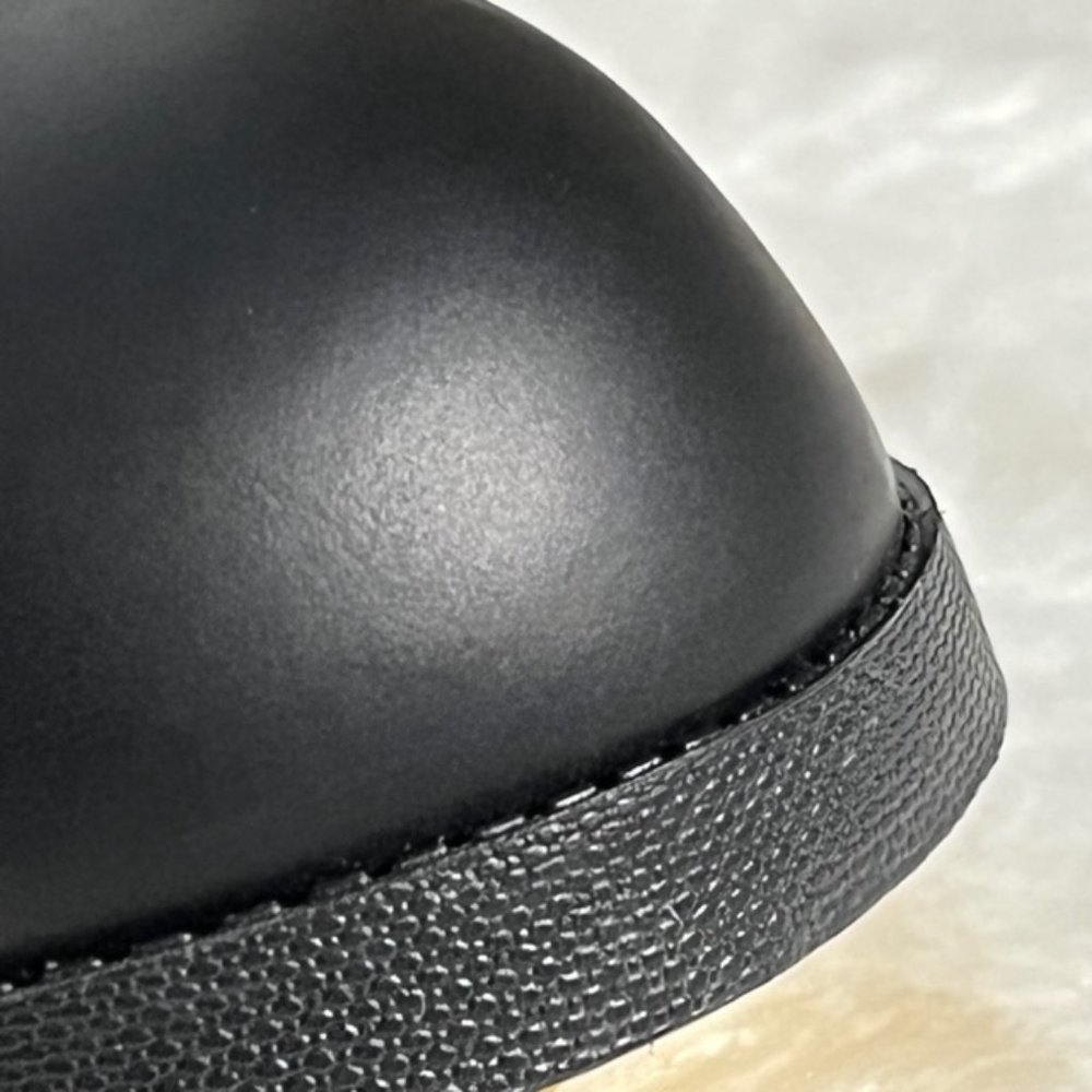 BIION Crimson Red, Black & Leather Oxford Golf Shoes Men SZ 8 - Picture 5 of 13